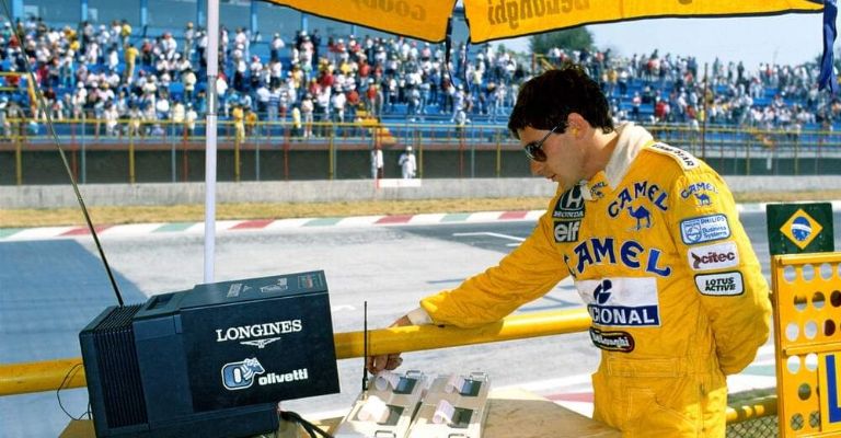 Senna en el GP de México