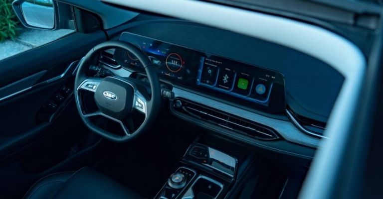 Interior de la JAC Sei6 Pro 2023