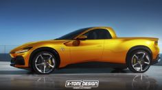 Ferrari Purosangue como pick-up: sí, un diseñador lo plasma en un render muy detallado