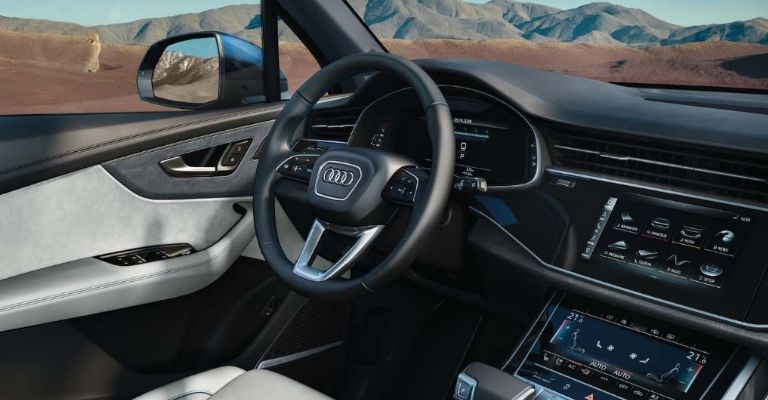 Interior de la Audi Q7 2023