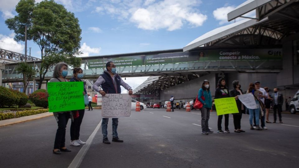 Bloqueo AICM hoy 29 de septiembre de 2022.