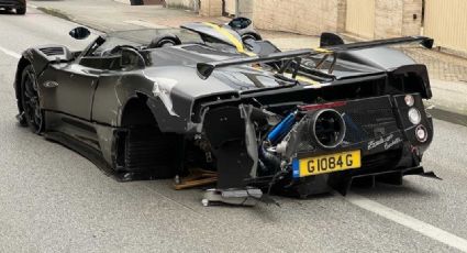 Un Pagani Zonda HP Barchetta de 17 millones de dólares chocó en Europa