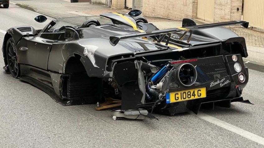 Un Pagani Zonda HP Barchetta de 17 millones de dólares chocó en Europa