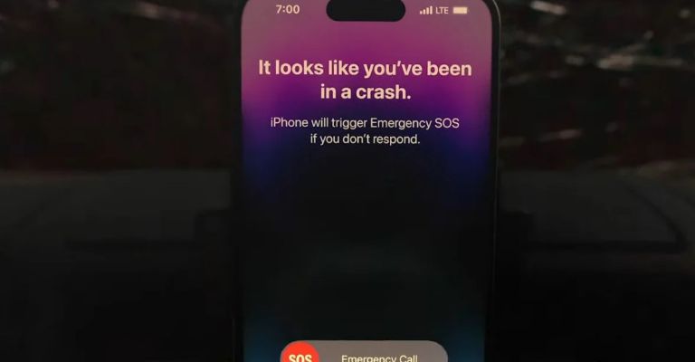 iPhone 14 y su detector de choques