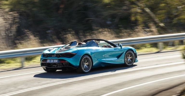 Diseño exterior del McLaren 720S Spider