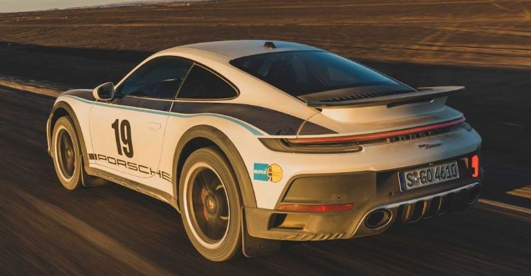 Exterior del Porsche 911 Dakar