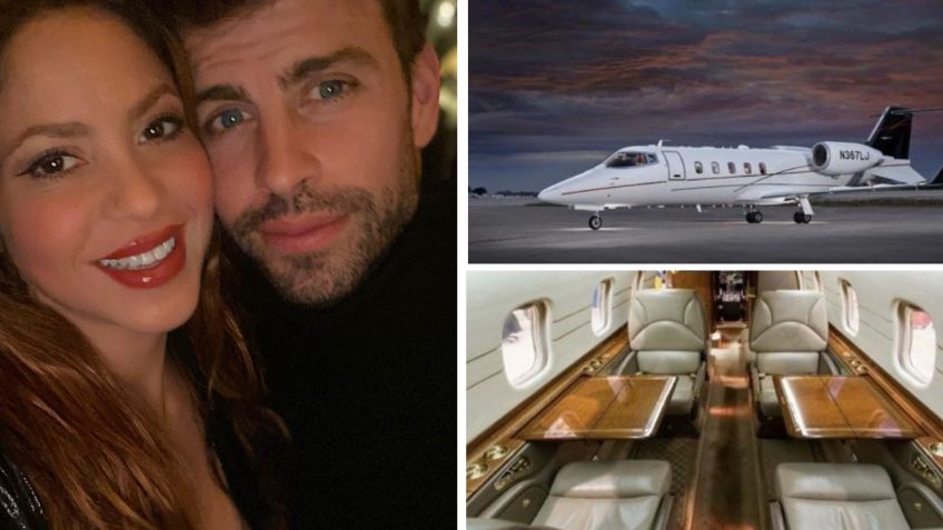 Así es el avión privado de Shakira, que remodeló junto a Piqué