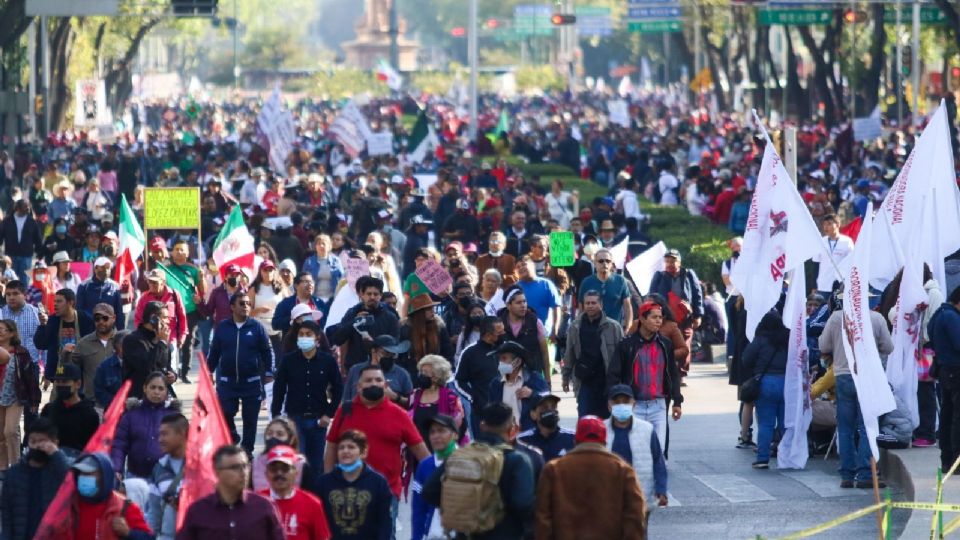 Marchas hoy 11 de enero de 2023 en la CDMX.