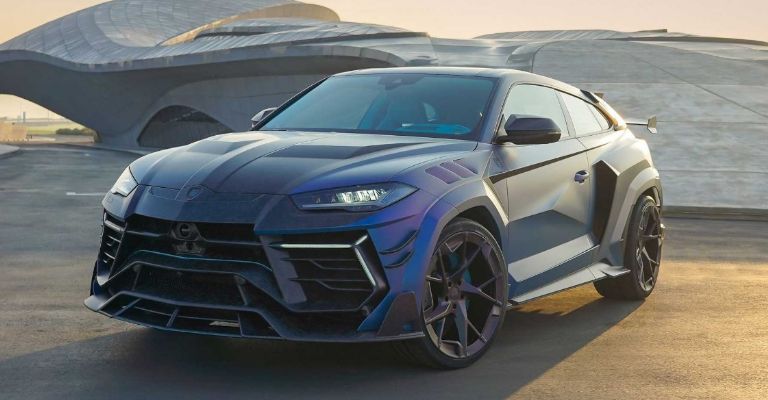 Exterior de la Lamborghini Urus modificada por Mansory