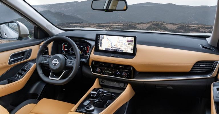 Interior de la Nissan X-Trail e-Power en México