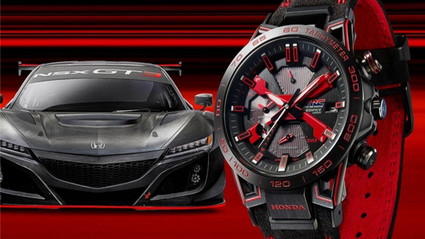 Casio y Honda crean un reloj que hace homenaje a los F1 y los Type R