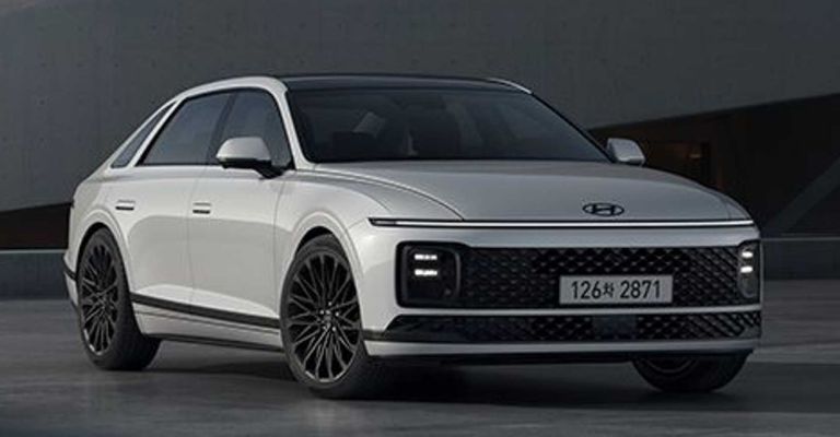 Diseño exterior del Hyundai Grandeur Calligraphy