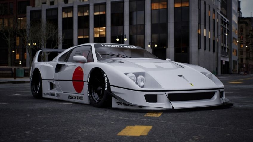Auto Show de Tokio 2023: se revela el polémico Ferrari F40 de Liberty Walk