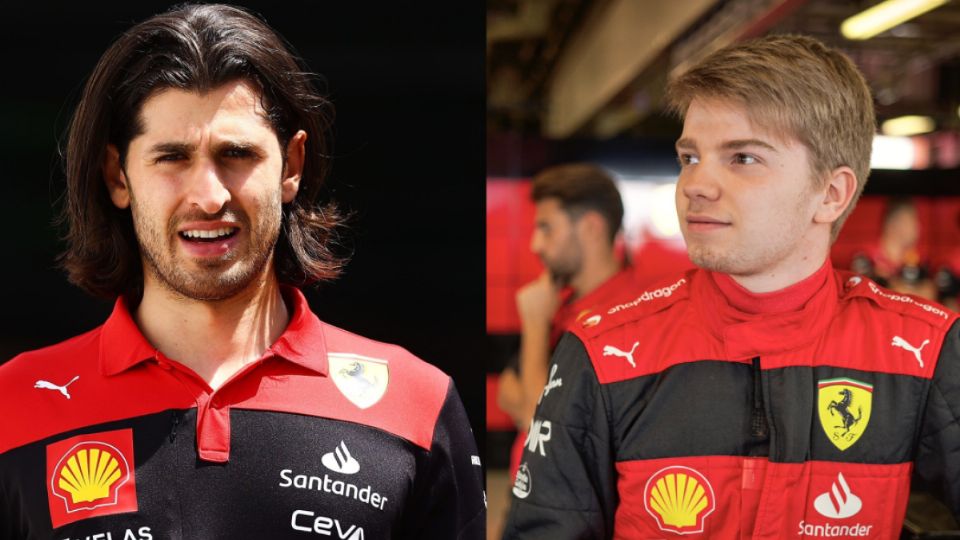 Giovinazzi y  Shwartzman.