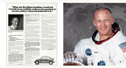 Buzz Aldrin: El astronauta que pisó por primera vez la Luna y que fue imagen del Volkswagen VW Beetle