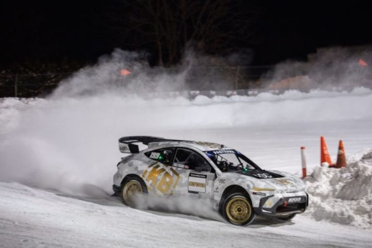 Travis Pastrana Ken Block, Homenaje a Ken Block, Rally, 2023 Nitro RX Quebec, Subaru WRX STI, Drift, DC Shoes, Gymkhana