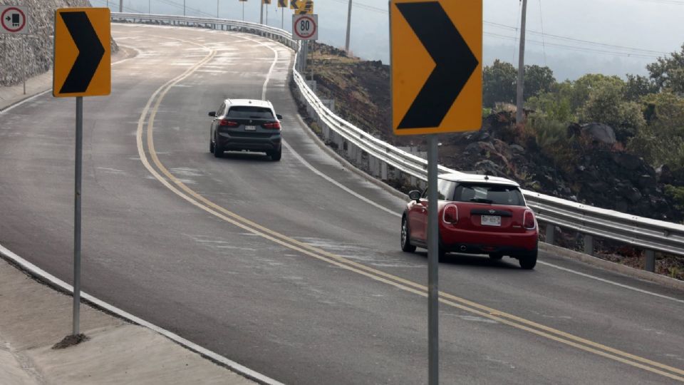 Cierre La Pera autopista México-Cuernavaca.