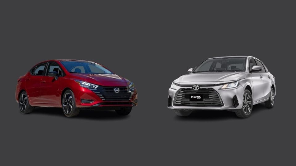 Comparamos el Versa 2023 vs Yaris Sedán 2023