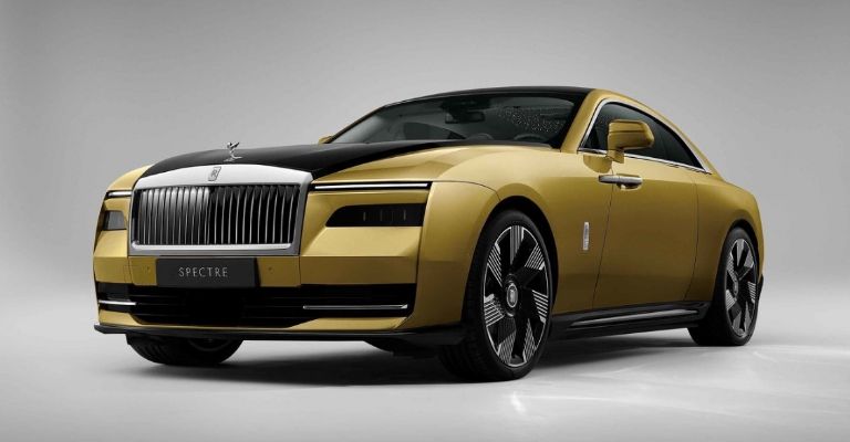 Diseño exterior del Rolls-Royce Spectre eléctrico
