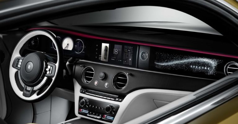 Interior del Rolls-Royce Spectre