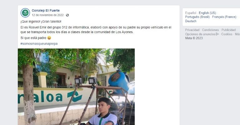 Facebook Conalep Sinaloa
