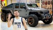 Luka Doncic sorprendió a todos los aficionados de la NBA llegando en su Jeep Gladiator 6x6 Apocalypse Hellfire