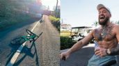 Conor McGregor fue atropellado en su bicicleta y el conductor del automóvil lo llevó a su casa