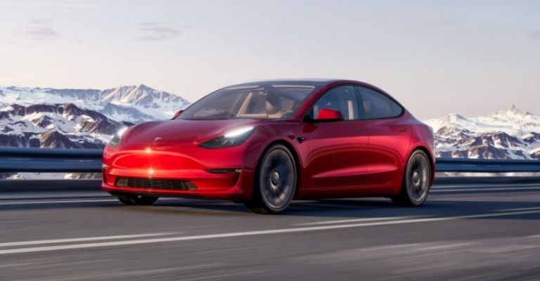 Exterior del Tesla Model 3