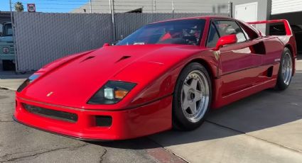 VIDEO: Mira como este Ferrari F40 se prepara para ser vendido en subasta