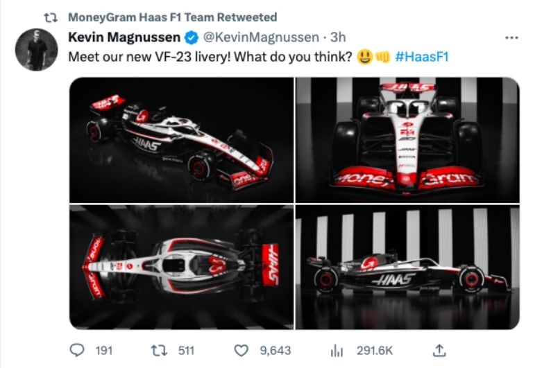 Haas livery 2023