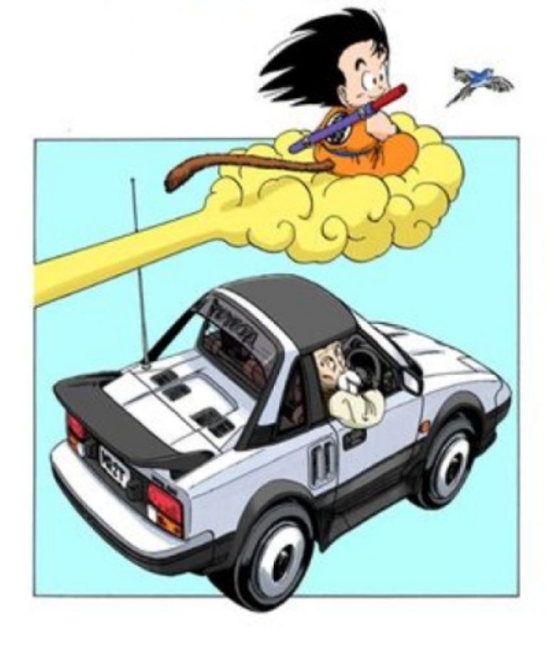 Dragon Ball autos Toyota