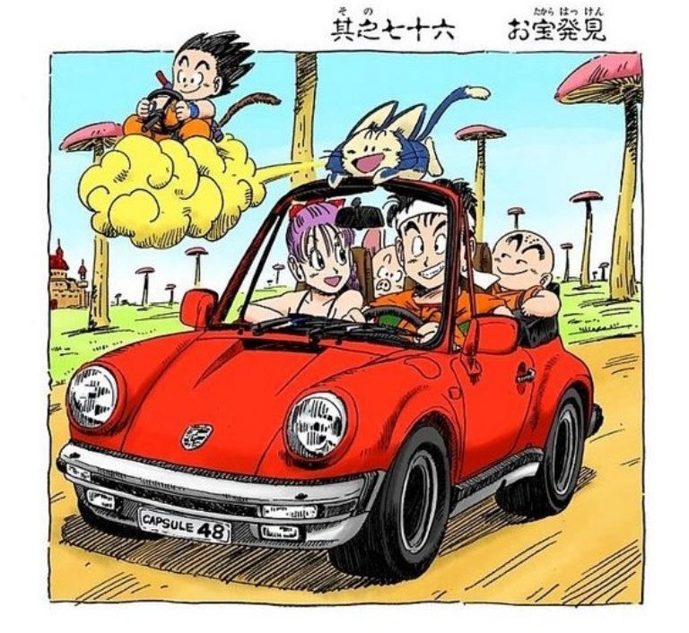 autos de dragon ball