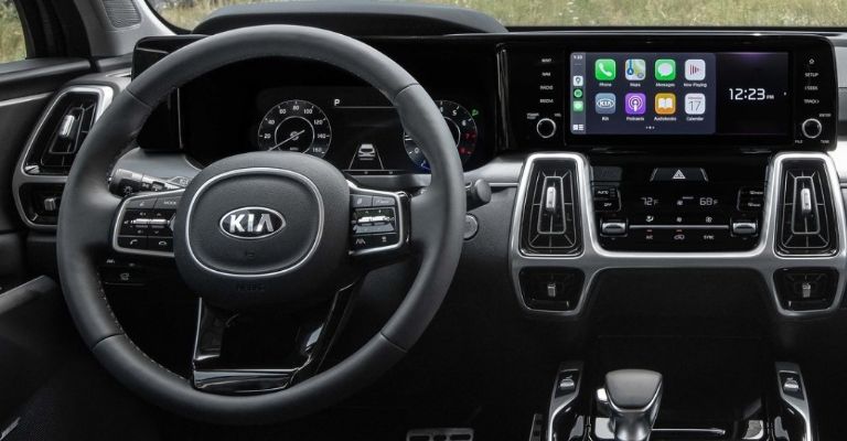 Interior de la Kia Sorento 2023