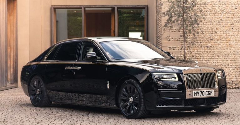 Diseño exterior del Rolls-Royce Ghost