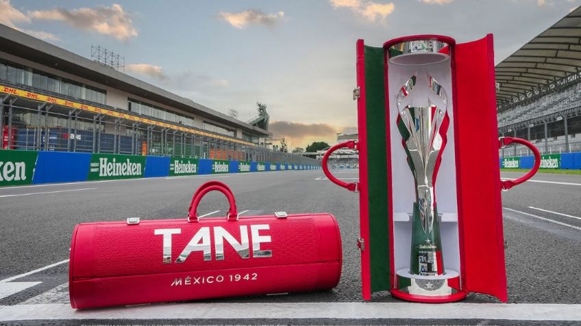 ¡Una obra de arte! Presentan el trofeo para los ganadores del GP de México 2023; es completamente hecho a mano