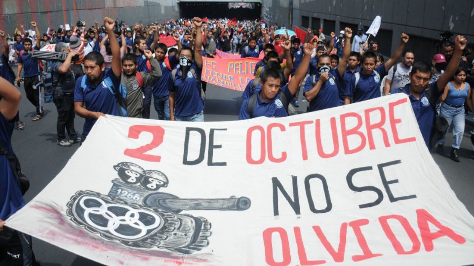 El 2 de octubre de 2023 se conmemora la matanza de Tlatelolco ocurrida en 1968.