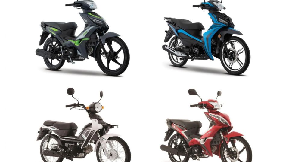 Motos semiautomáticas del fabricante mexicano.