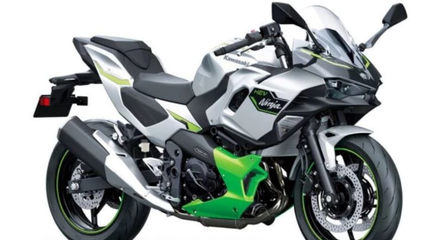 ¡Impresionante! Kawasaki presenta su nueva moto, la Ninja 7 Hybrid