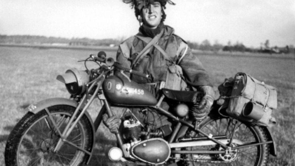 La Flying Flea, una moto popular en la Segunda Guerra Mundial.