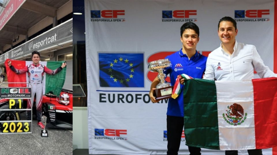 El piloto mexicano se convirtió en campeón de la Euroformula Open