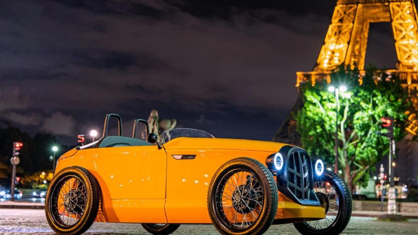 ¿Es un microcoche o un auto de carreras de los años 30? Este es el Patak Rodster, un vehículo urbano retro