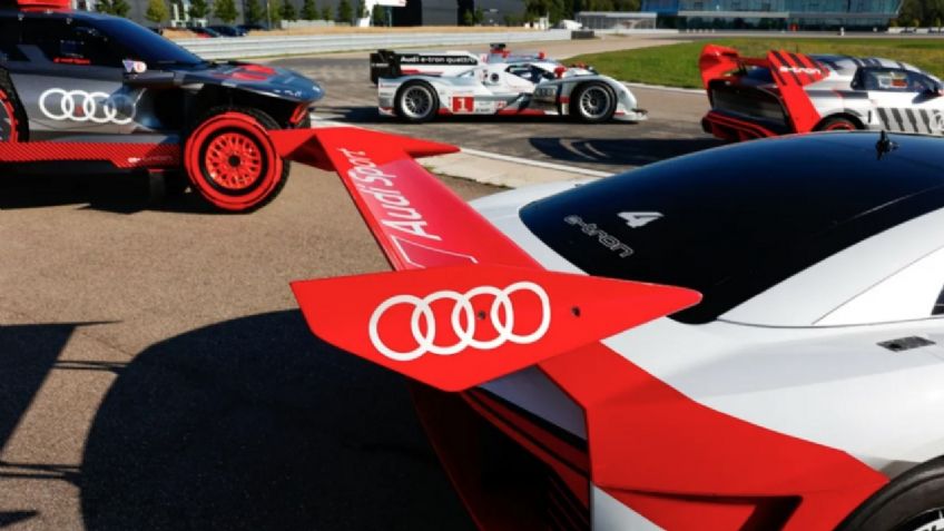 Audi juntó a sus autos eléctricos prototipo e-tron y fue una reunión épica