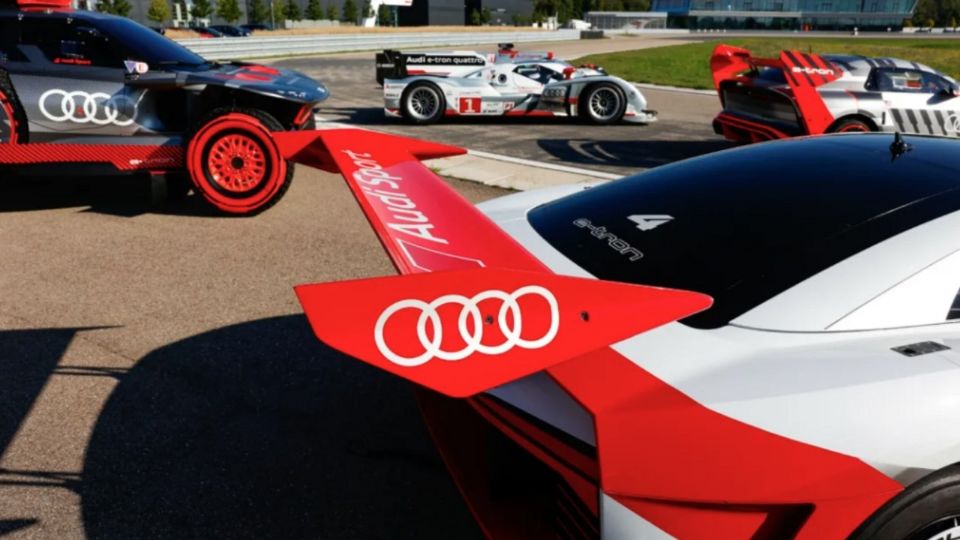 Audi junta sus prototipos eléctricos de carreras icónicos