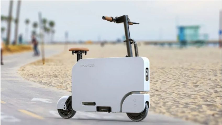 ¡Increíble! La moto de Honda que se convierte en maleta