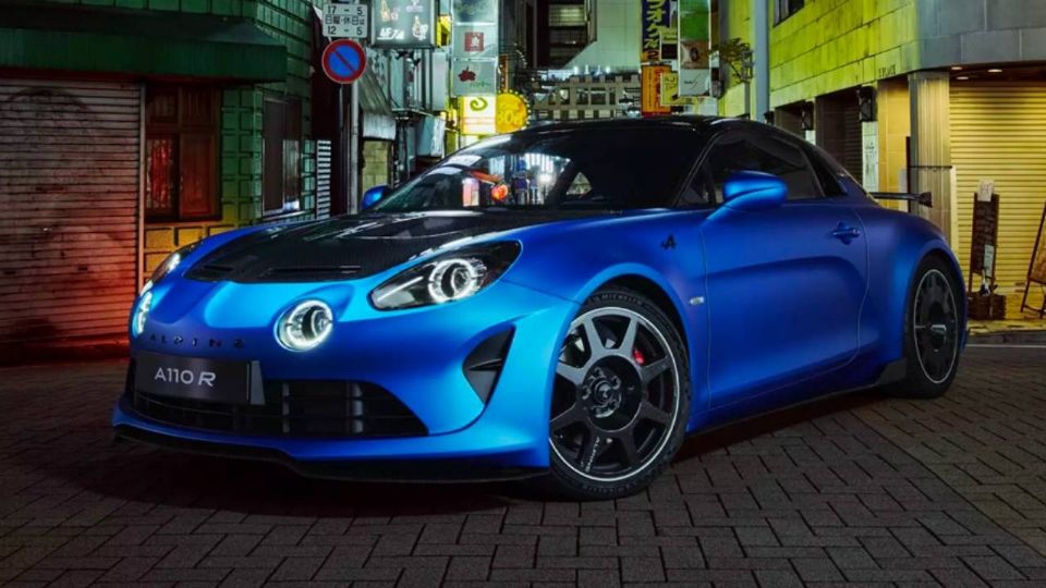 Alpine A110 en color azul