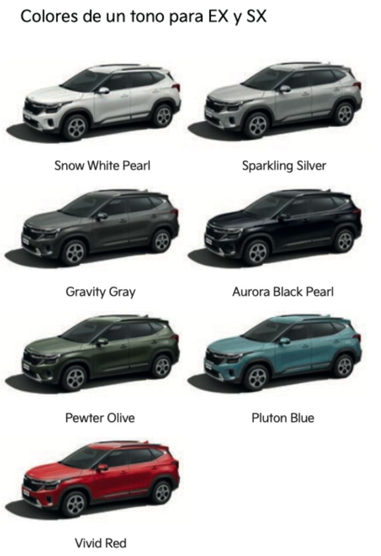 colores Kia Seltos 2024