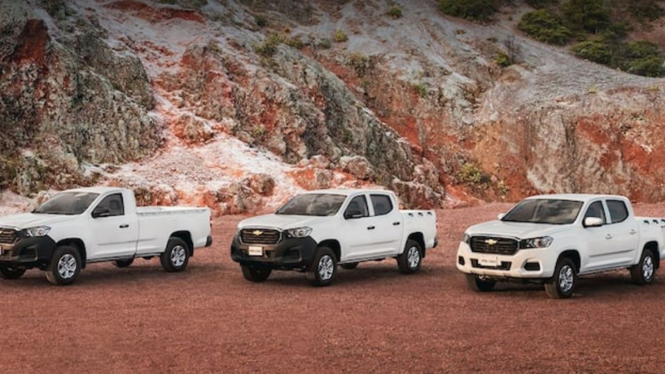 Chevrolet vende varios modelos de pick-ups en México.