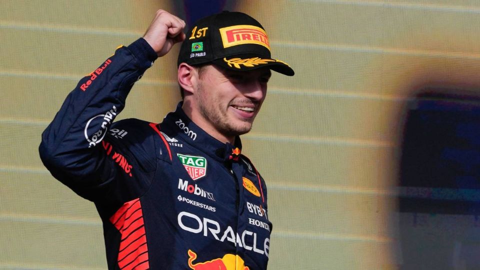 Verstappen celebra en Interlagos