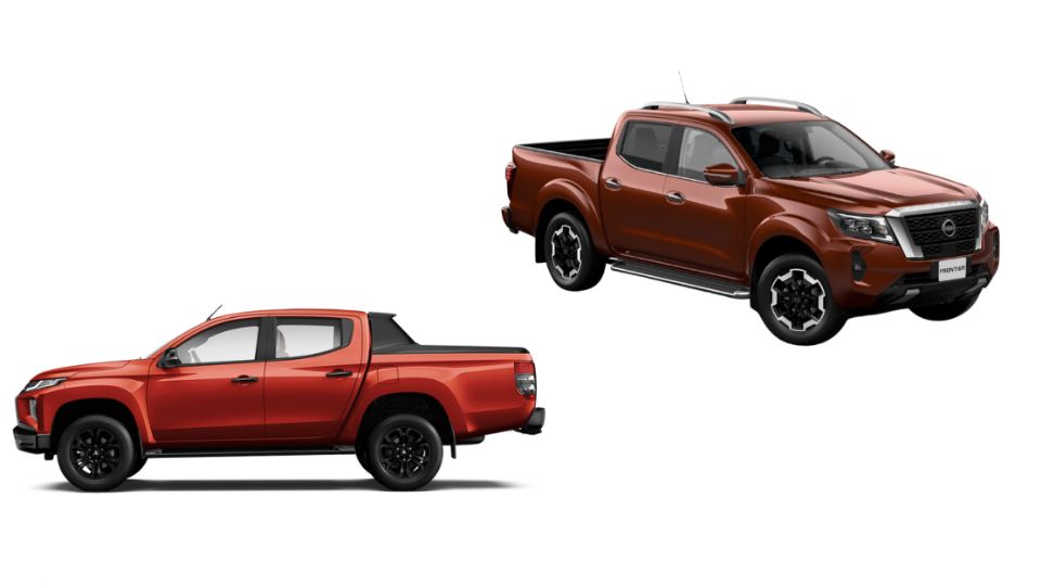 La Nissan Frontier y la Mitsubishi L200 tienen características en común.