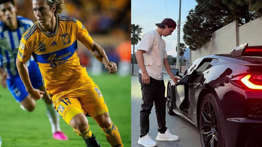 Este es el auto de lujo de Sebastián Córdova, jugador de Tigres UANL